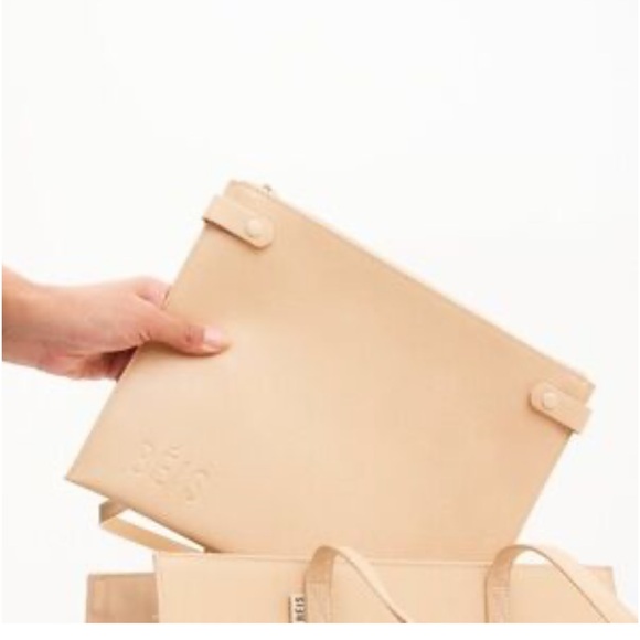 BÈIS POUCH  COLOR Beige 12 X 10 NEW  interior organization - Picture 13 of 15